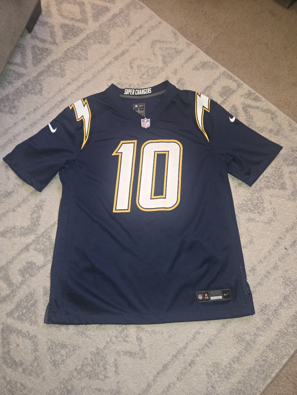 Los Angeles Chargers Justin Herbert Nike Jersey